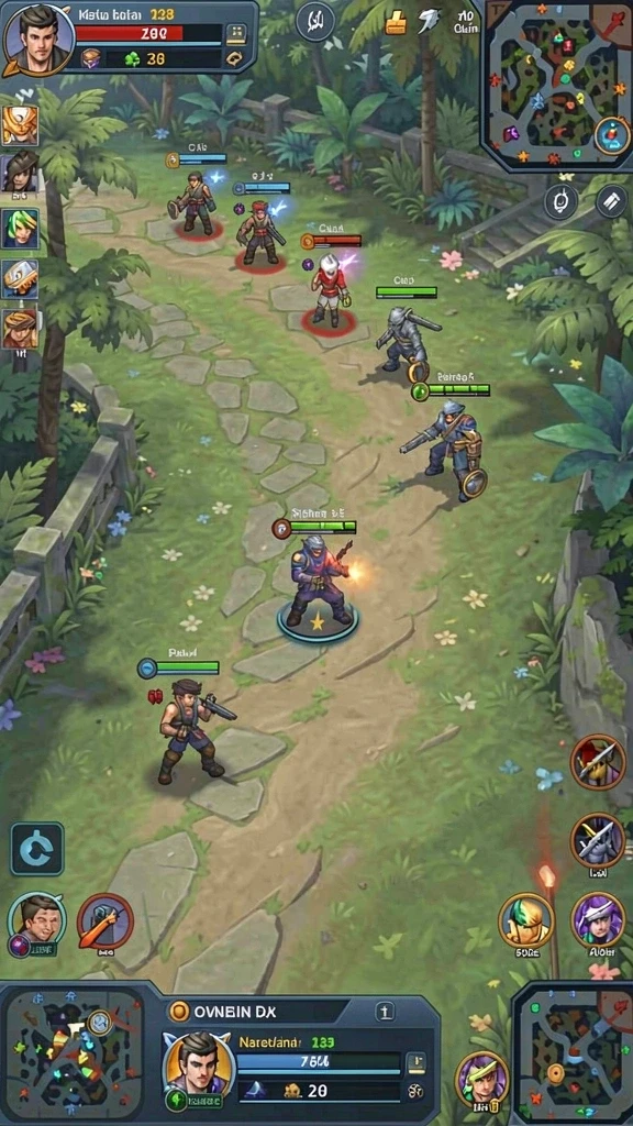 666i - Visual indah dari lingkungan game yang dinamis.