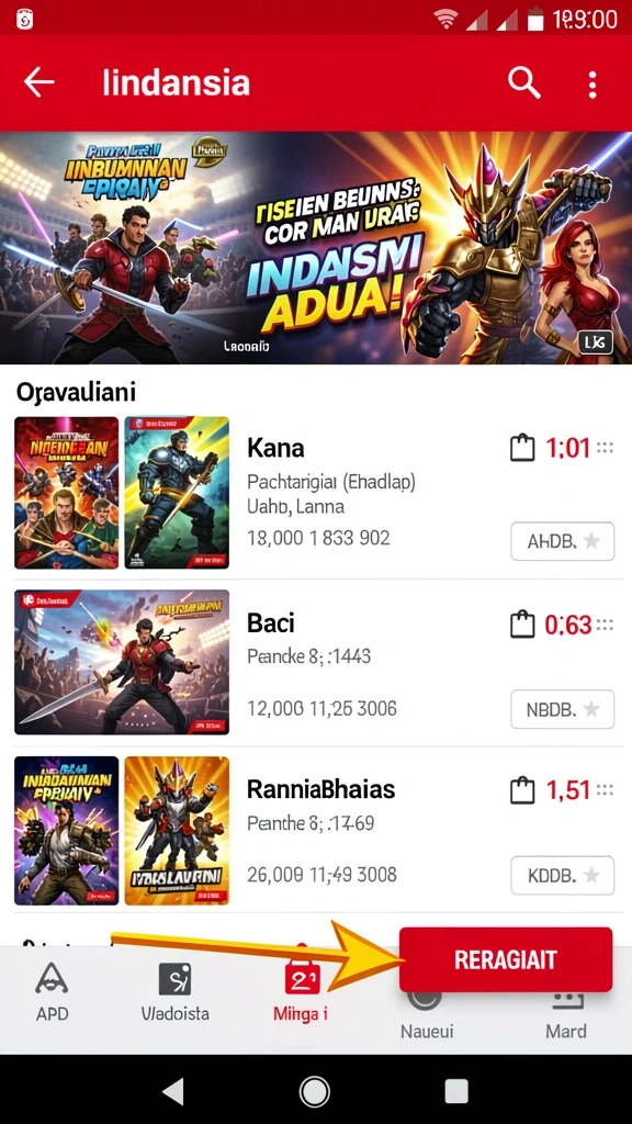 evip3 - Tangkapan layar saat bermain di level baru.